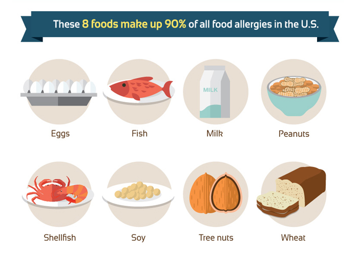 8 Major Allergens